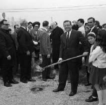Sod-Turning for Italian-Canadian Club
